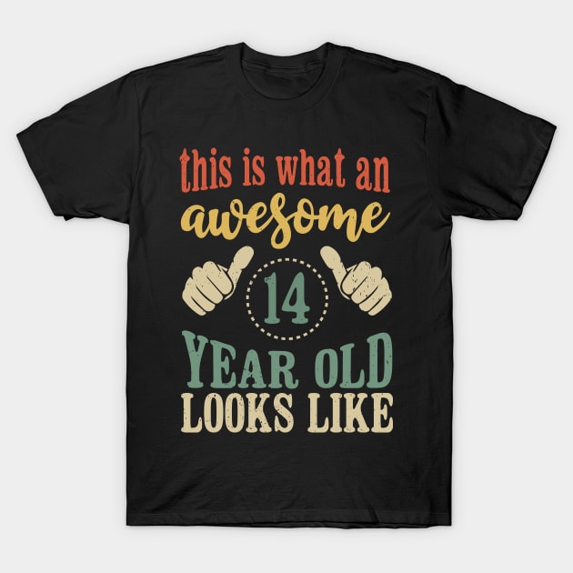 This is What an Awesome 14 Year Old Looks Like T-Shirt by Tesszero